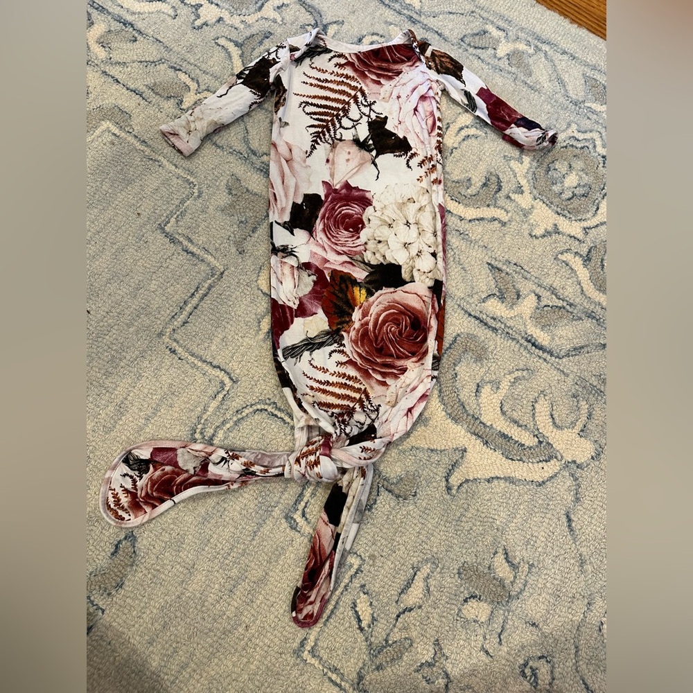 Posh Peanut Knotted Baby Gown